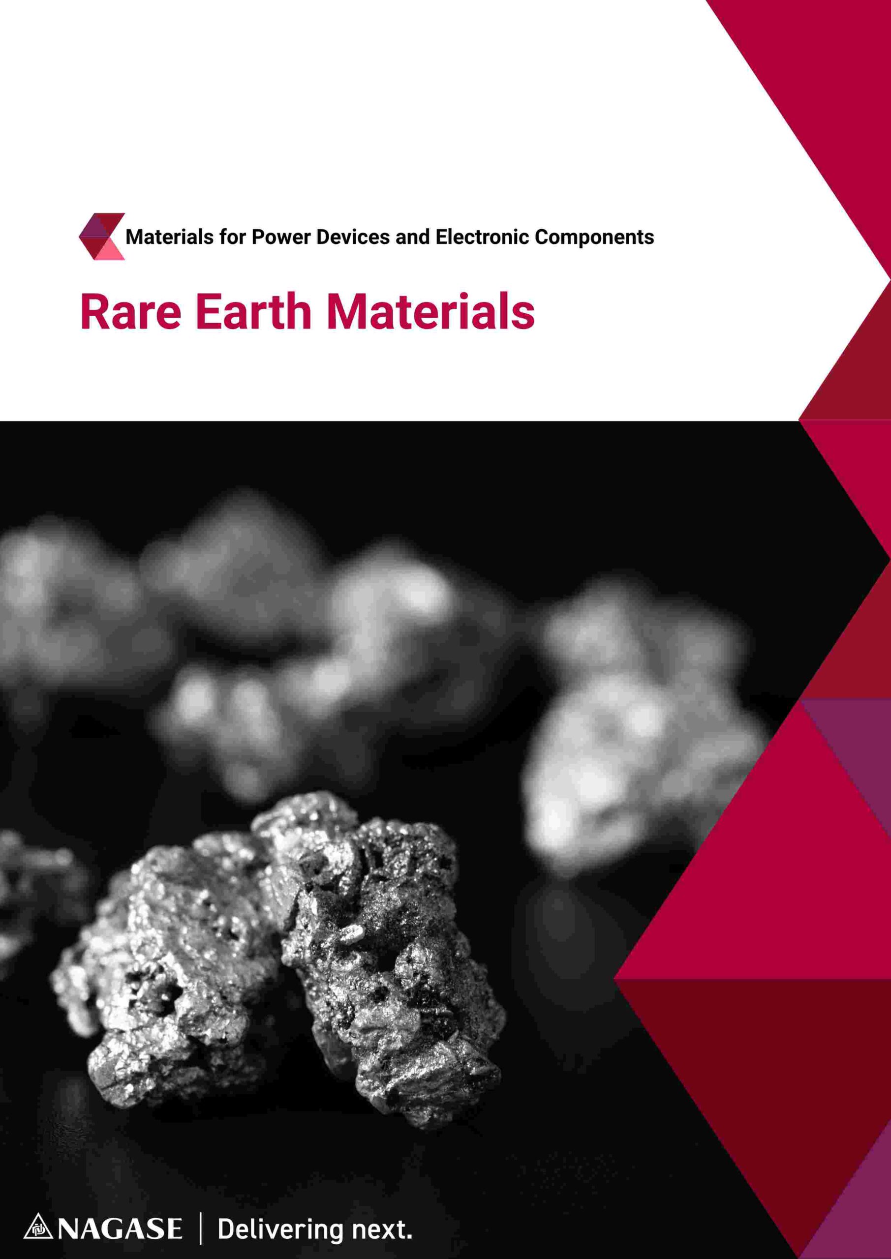 Product flyer about our rare earth material offering