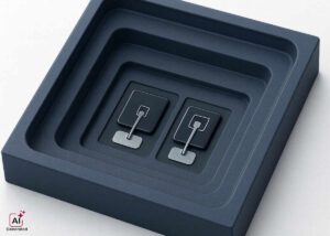 Close-up of thermally conductive adhesive used in semiconductor packaging, enhancing heat dissipation and reliability in advanced electronics solutions from Nagase.