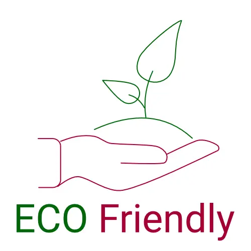 Icon of a hand holding a seedling, symbolizing environmentally friendly agricultural practices and natural stewardship