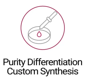 Purity-Differentiation-Custom-Synthesis Petri dish icon representing tailored synthesis with adjustable purity levels for specific needs.