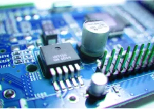 lectronic microcircuit board representing typical semiconductor applications for Trimethyl Borate (TMB) supplied by NAGASE