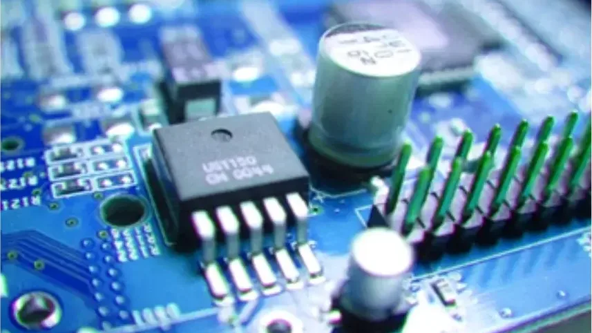 lectronic microcircuit board representing typical semiconductor applications for Trimethyl Borate (TMB) supplied by NAGASE