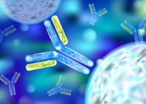 Antibody and particle interaction in diagnostic assay – Nagase HbA1c Latex Agglutination Reagents for accurate in-vitro diagnostics.