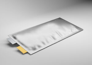 High-quality battery pouch material for advanced lithium-ion battery applications in mobility and electric vehicles, supplied by Nagase.