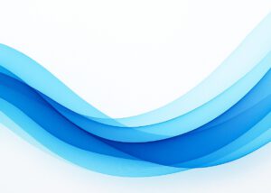 Abstract blue wave design symbolizing synthetic paper for high-quality printing solutions by Nagase, showcasing durability, smooth surface, and innovative printing materials.