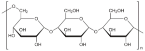 pullulan_透明-480×171 Molecular structure of Pullulan showing maltotriose units linked by α-1,6-glucosidic bonds – ideal for film formation and oxygen barrier performance.