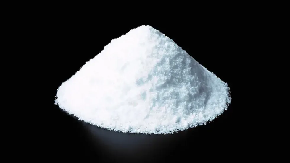 White powdered form of Trehalose – natural, water-soluble polysaccharide used in various applications.
