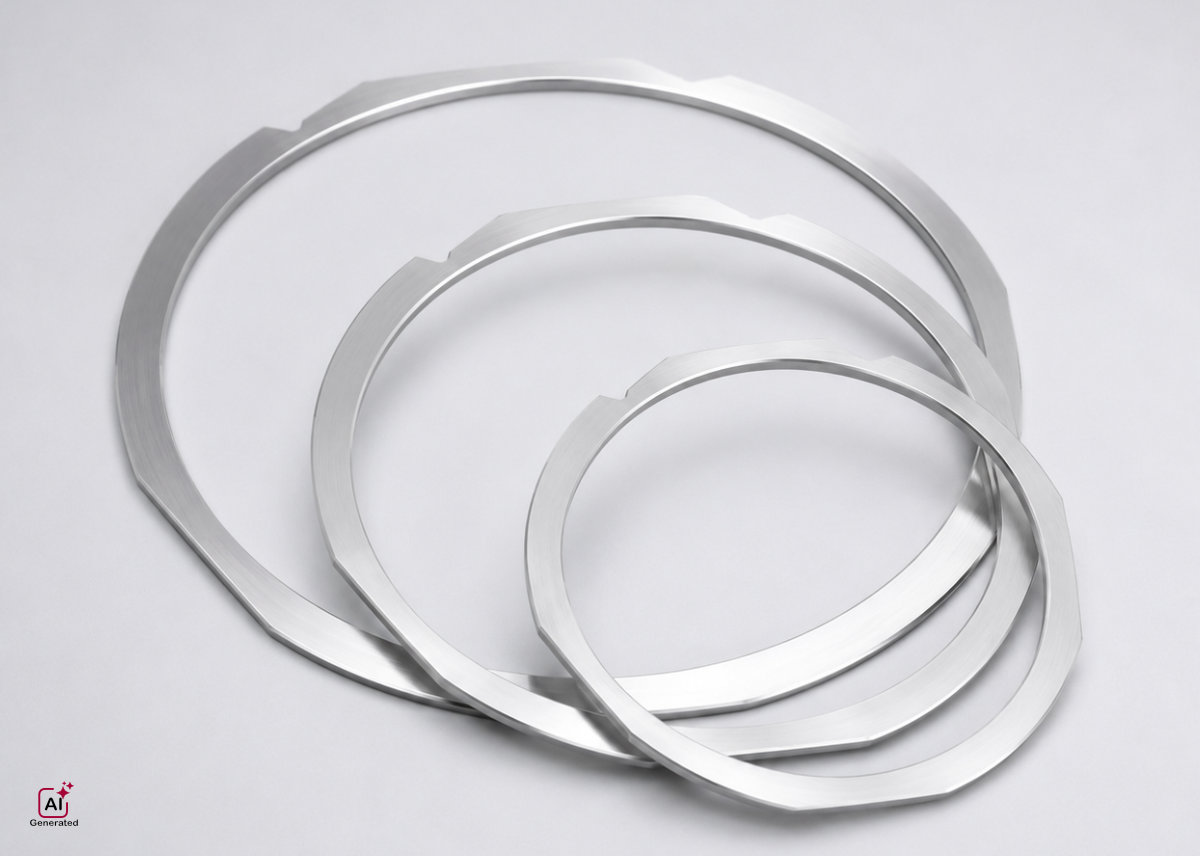 Precision stainless steel metal film frames for semiconductor wafer dicing, film mounting, and backend wafer handling processes.